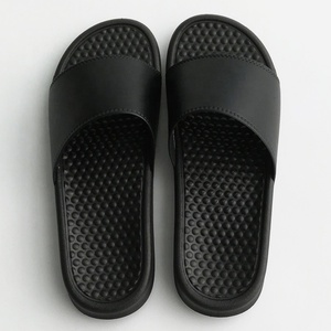 China Market Low Price Black Sole Man Pvc Slipper Blank <b>Slide</b> Beach Sandal Custom logo Terlik Flipflops Designer <b>Slides</b> slippers - Product Image 2