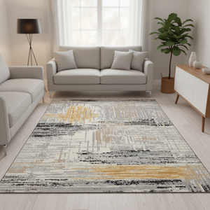 Tapis de salon sur mesure en impression 3D ultra doux pour baie vitrée - Product Image 2