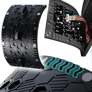 จอ LED แบบม้วนพับได้ กันน้ำ สำหรับใช้ภายในอาคาร จอ LED แบบม่าน  หน้าจออินเทอ<span class=keywords><strong>ร์</strong></span>แอคทีฟ สำหรับงานแต่งงาน คอนเสิ<span class=keywords><strong>ร์</strong></span>ต นิทรรศการ และการตกแต่ง - Product Image 4