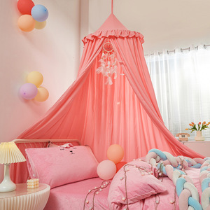Tenda da <span class=keywords><strong>letto</strong></span> principessa con <span class=keywords><strong>zanzariera</strong></span> in pizzo, decorazioni per <span class=keywords><strong>letto</strong></span> a sospensione, angolo del soggiorno, lettura e gioco per ragazze - Product Image 1