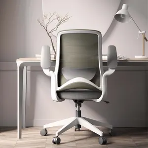 Modern Comfort Conference Swivel Chair Design PP Flip Armrest Furniture Luxury Mesh Executive Staff Office Chair