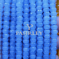5x8mm lâche pierres précieuses perles à facettes brin Multi couleurs boulier forme calcédoine Rondelle entretoise perles pour la fabrication de bijoux