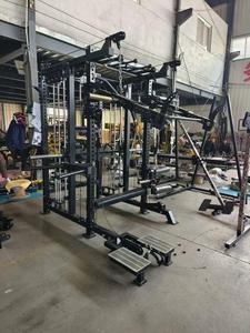 เครื่องออกกำลังกายแบบมัลติฟังก์ชั่นเชิงพาณิชย์ รุ่น Heavy Duty Cable Crossover Smith Machine พร้อม Power Squat Rack และชุดน้ำหนัก 80 กก. - Product Image 5