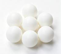 Balles de tennis de table en ABS de qualité supérieure, blanches, durables, pour l'entraînement et la compétition, vente en gros, logo personnalisé