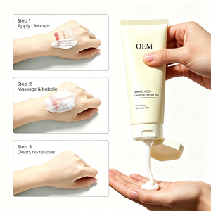 Leche Limpiadora Facial Ligera y Refrescante con Aminoácidos, Producto para Suavizar la Piel, para Producción OEM de Marca Privada - Product Image 4