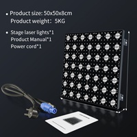 Projecteur matriciel LED COB 49x10W populaire pour scène, panneau matriciel DMX, lumière blinder
