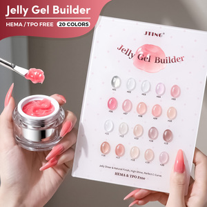 JTING private Label Jelly gel <b>builder</b> HEMA/TPO Free non-flow long lasting soak off nail supplies <b>builder</b> exctension gel polish - Product Image 1