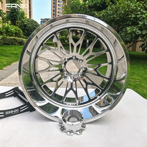 Jantes forgées noires et fraisées de 20, 22, 24, 26 pouces, avec configurations de trous 8x180, 8x165.1, 8x170, 6x5.5, 5x5.5 pour Ford F250, F450, Chevy <span class=keywords><strong>3500</strong></span> - Product Image 5