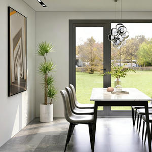 Puerta de Aluminio Clásica Serie 80, de Una Sola Hoja, con Aislamiento Térmico, para Interiores |   Vidrio con Doble Reducción de Ruido, Resistente al Viento y con Aislamiento Térmico - Product Image 1