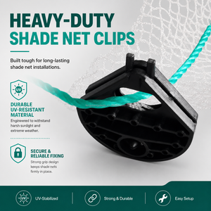 Attaches pour filets d'ombrage haute performance pour zones climatiques extrêmes - Product Image 2