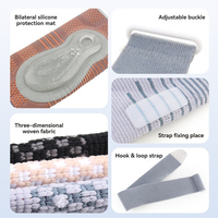 Protège-coude en silicone tricoté en nylon respirant de conception professionnelle 3D haute élasticité soulagement de la pression Spandex Protection genouillères