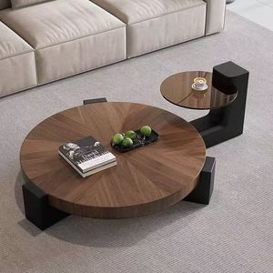 <span class=keywords><strong>Tavolino</strong></span> <span class=keywords><strong>da</strong></span> Caffè di Lusso alla Moda Set Tavolini Moderni Rotondi di Design per Soggiorno Arredamento Casa - Product Image 2