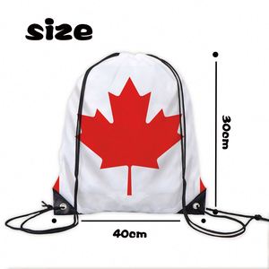 Sac à dos publicitaire personnalisé avec logo, impression couleur, sac de rangement à cordon, vente en gros, pochette, sac à bandoulière pour étudiant au Canada - Product Image 2