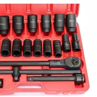 Juego de Llaves de Impacto Neumáticas de Alta Resistencia con Cabezal Torx de 3/4'', 21 Piezas, para Reparación de Automóviles