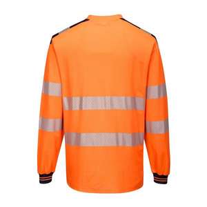 PORTWEST - T185OBRXL PW3 Camiseta naranja/negra de manga larga de alta visibilidad-EAN 5036108304349 ROPA DE TRABAJO DE LA HI-VIS - Product Image 2