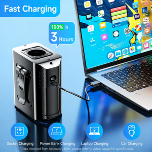 Wholesale Portable 6000mAh Rechargeable Waist Clip Fan 5 Speed <b>Mini</b> Clip On Fan Outdoor Working Wearable Cooling Fan - Product Image 5