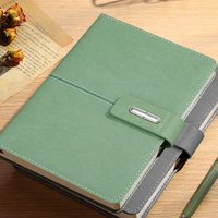 Ensemble cadeau de carnet de notes A5 personnalisé avec couverture rigide en cuir PU de luxe, papeterie avec logo personnalisé imprimé, stylo, journal, planificateur