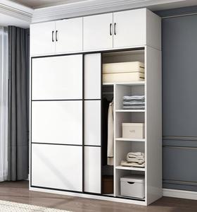 Guardaroba, camera da letto, porta scorrevole, armadietto per la casa, semplice e moderno, facile da montare per bambini, pressa per <span class=keywords><strong>vestiti</strong></span> in legno - Product Image 6