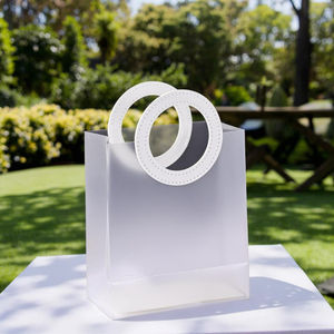 Sac à main en PVC transparent personnalisé sac <span class=keywords><strong>cadeau</strong></span> <span class=keywords><strong>pour</strong></span> <span class=keywords><strong>maman</strong></span> <span class=keywords><strong>pour</strong></span> mariage ou anniversaire - Product Image 4