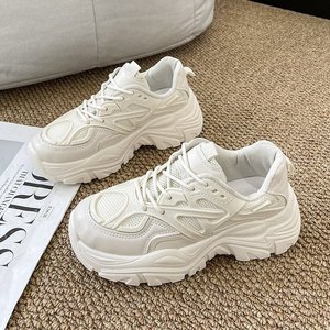 <span class=keywords><strong>Scarpe</strong></span> sportive in Mesh traspirante <span class=keywords><strong>con</strong></span> <span class=keywords><strong>suola</strong></span> spessa per aumentare l'altezza delle <span class=keywords><strong>scarpe</strong></span> da corsa da <span class=keywords><strong>donna</strong></span> - Product Image 2