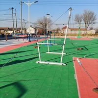 Barres asymétriques professionnelles pour la gymnastique scolaire, entraînement et compétition, appareil de gymnastique intérieur/extérieur à hauteur réglable