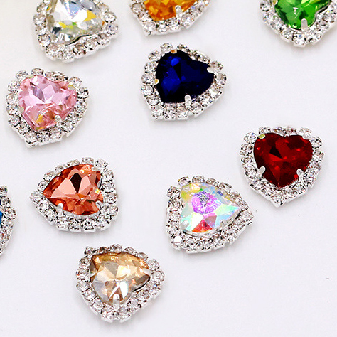 Hot Sale Crystal Stone Metal Trimming