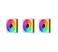 Prism 6pro 12CM ARGB ventilateur de refroidissement couleur magique pour ordinateur hôte ventilateur de châssis en plastique de bureau pour une utilisation dans un boîtier d'ordinateur