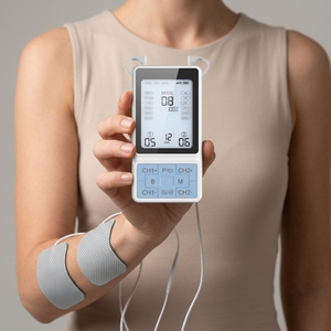 Masseur TENS pour la récupération des blessures sportives, grand écran LCD, masseur numérique à impulsions, appareil de physiothérapie, relaxation du corps entier - Product Image 1