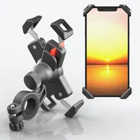 ODIER - Bike Handlebar Mobile Phone Holder, Rearview Mirror