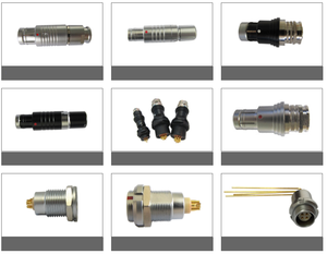 Connecteur circulaire étanche <span class=keywords><strong>Fischer</strong></span> série F compatible 2-19 broches IP68, connecteur mâle BNC femelle pour machines industrielles - Product Image 6