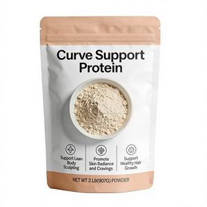 เวย์โปรตีนไอโซเลทผงสำหรับผู้ใหญ่ ยี่ห้อส่วนตัว ได้รับการรับรองมาตรฐาน CE COA NON-GMO ISO พร้อมสารอาหารเสริมโค้งงอเข้มข้น - Product Image 1