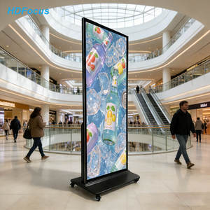 Pantalla Táctil LCD 4K de 70-86 Pulgadas, Pantalla Completa de 28.5mm, Kiosco Digital de Gran Formato con Sistema Android y Windows para Publicidad, Kioscos de Pie - Product Image 1