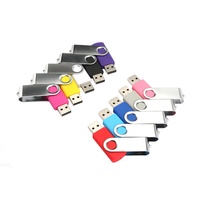 Clé USB Pivotante à Logo Personnalisé 2.0 3.0, Lecteur Flash USB, Clé USB, Pendrive 128 Mo, 1 Go, 2 Go, 4 Go, 8 Go, 16 Go, 32 Go, 64 Go, 128 Go