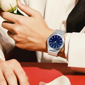 Nouveautés 2025 Montre de luxe 38MM pour homme, quartz, ultra-fine, acier inoxydable, verre saphir, résistante à l'eau 50M - Product Image 4
