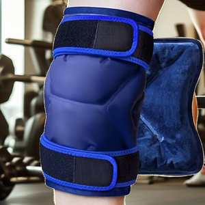 SHIWEI-2225 อุปกรณ์พยุงเข่าแบบนุ่มวัสดุใหม่ พร้อมการปกป้องแบบครบวงจรและแผ่นเจลน้ำแข็งสำหรับการบำบัดด้วยความร้อน/เย็น - Product Image 2