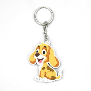 <span class=keywords><strong>Porte</strong></span>-clés mousqueton personnalisé 3D de haute qualité 2023, écologique et durable, en caoutchouc découpé <span class=keywords><strong>Dacia</strong></span>, motif de Noël de dessin animé - Product Image 4