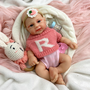 Muñeca Reborn Prematura de Silicona Pura de 30 cm, Piel Suave y Elástica, Sin Olor, para Compañía Emocional y Juego de Niños Pequeños - Product Image 2