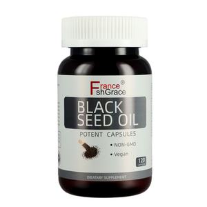 Aceite de Semillas Negras de Buena Calidad, Prensado en Frío, Aceite de Semillas Negras Puro Sativa en Cápsulas con Vitamina E - Product Image 1