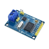 MCP2515 modul Bus BISA Modul SPI penerima untuk 51 MCU lengan pengontrol DC 5V SPI resistor kontrol antarmuka