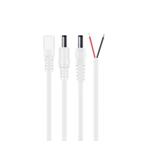 Connecteurs Mâle-Femelle DC5525 DC5521 en Gros pour Bandes LED TV, Caméras, Routeurs et Petits Appareils Électroniques