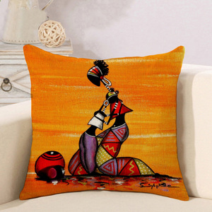 Housses de <span class=keywords><strong>coussin</strong></span> décoratives africaines en tricot carré 45cm * 45cm pour la maison, l'hôtel et l'hôpital. - Product Image 3