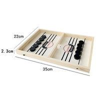 Jeu de hockey de table rapide en bois, jeu interactif pour adultes et enfants, jeu de société international