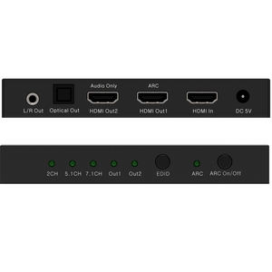 Extracteur audio HDMI 2.0 4K60Hz, convertisseur HDMI-ARC, sortie SPDIF + 3,5 mm, 18 Gbps - Product Image 6