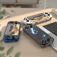 Console de jeu portable Qbuy R50S, double joystick PSP pour consoles de jeux vidéo, mémoire 64 Go avec Wifi et écran HD 5,1 pouces