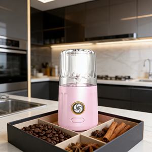 USB Battery Powered Portable Cordless Li-ion Battery Heavy Duty <b>Blender</b> 260ml Stainless Steel Blade 2000mAh Puree Car Outdoor - Product Image 1