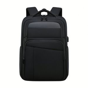 Hot Sell Custom Logo Men's Business Waterproof Luxury Oxford with USB Designer <b>Backpack</b> <b>Laptop</b> Bag Travel Back Pack Mochila - Product Image 4