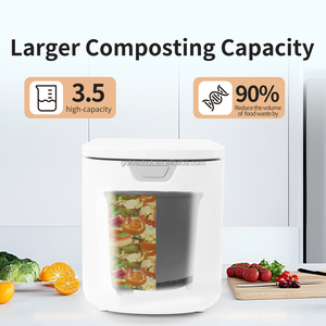 Tự động phân compost máy làm cho nhà bếp chất thải thực phẩm tái chế điện Xử Lý Rác Thải sinh thái thông minh compost <span class=keywords><strong>bin</strong></span> - Product Image 2