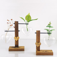 Vase en verre hydroponique vintage pour dropshipping, terrarium de bureau, pot de propagation aquatique pour plantes d'intérieur et de jardin