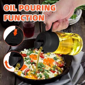 Botella de Spray para Aceite de Oliva 2 en 1, 470 ml, Vidrio Premium, Ecológica, Reciclable, Reutilizable, Saludable, Solo para Lavar a Mano, Solo para Cocinar - Product Image 6