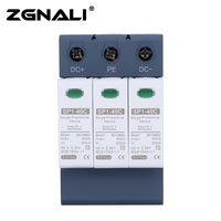 Parafoudre SPD DC 1000V 40KA pour systèmes solaires industriels et résidentiels, dispositif de protection contre les surtensions PV-40KA T1+T2
